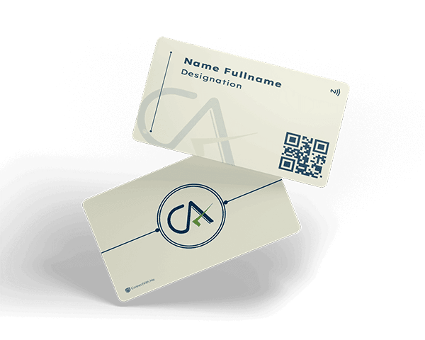 ConnectVith.Me NFC Business Card for Chartered Accountants | Smart Digital Visiting Card for CA