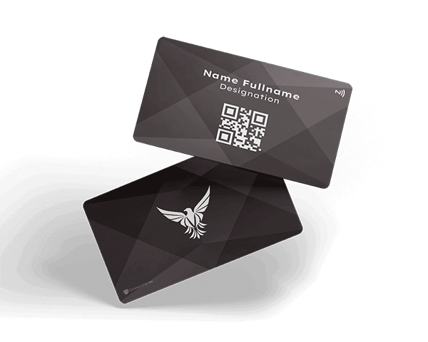 ConnectVith.Me Abstract Geometric NFC Business Card | Smart Digital Visiting Card