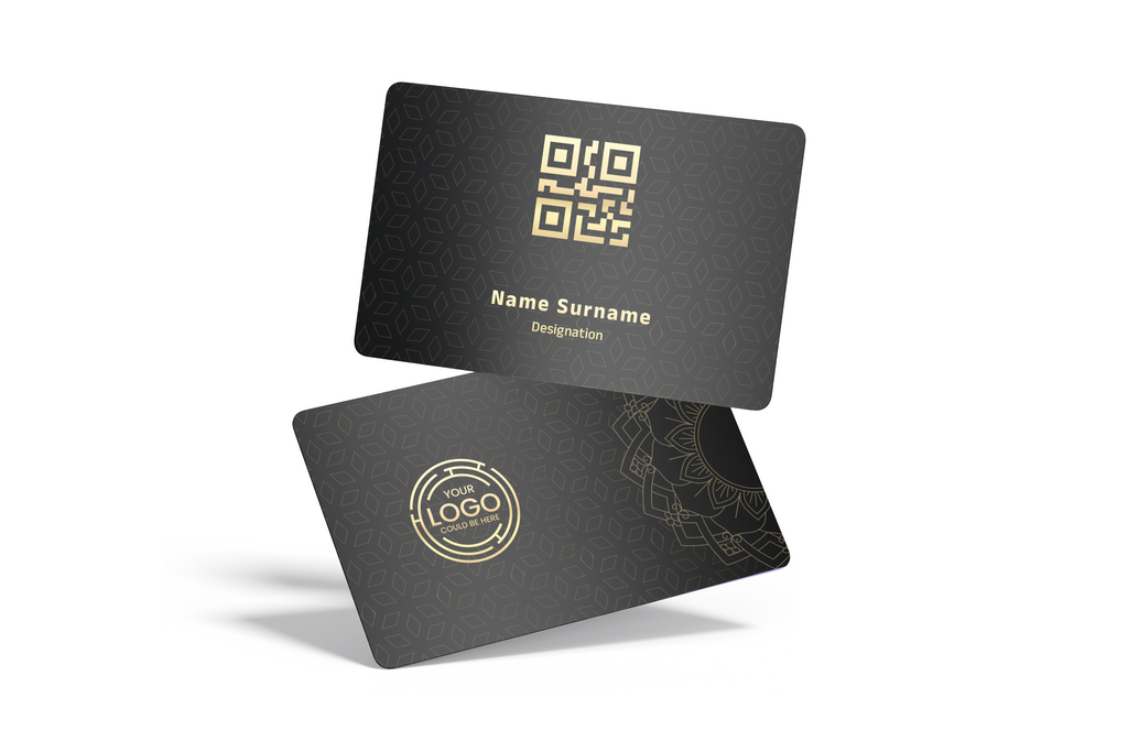ConnectVith.Me Premium Black Metal NFC Business Card | Smart Customised Digital Visiting Card