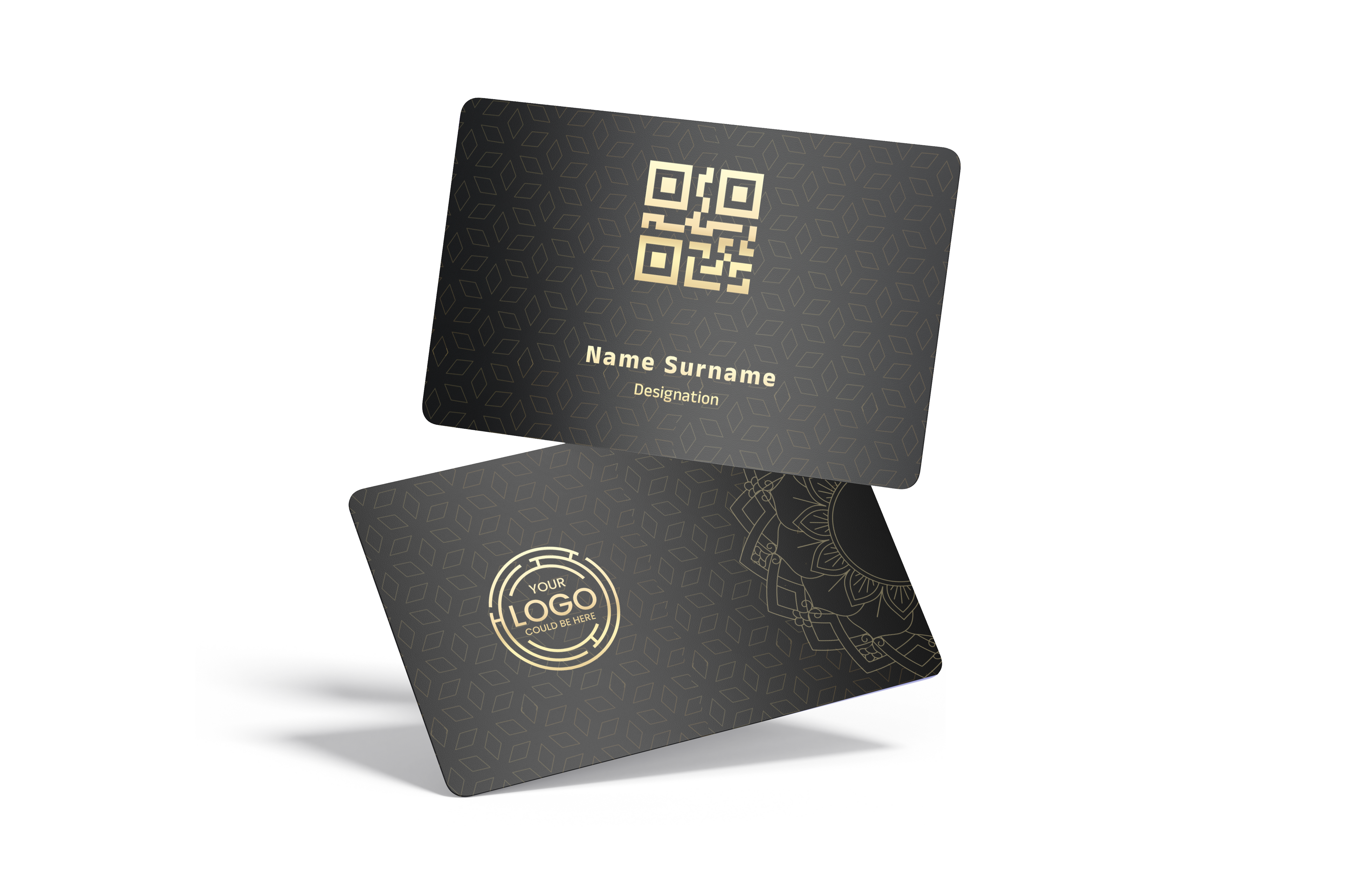 ConnectVith.Me Premium Black Metal NFC Business Card | Smart Customised Digital Visiting Card