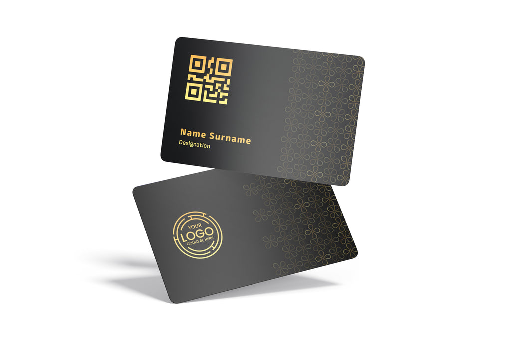 ConnectVith.Me Premium Black Metal NFC Business Card | Smart Customised Digital Visiting Card