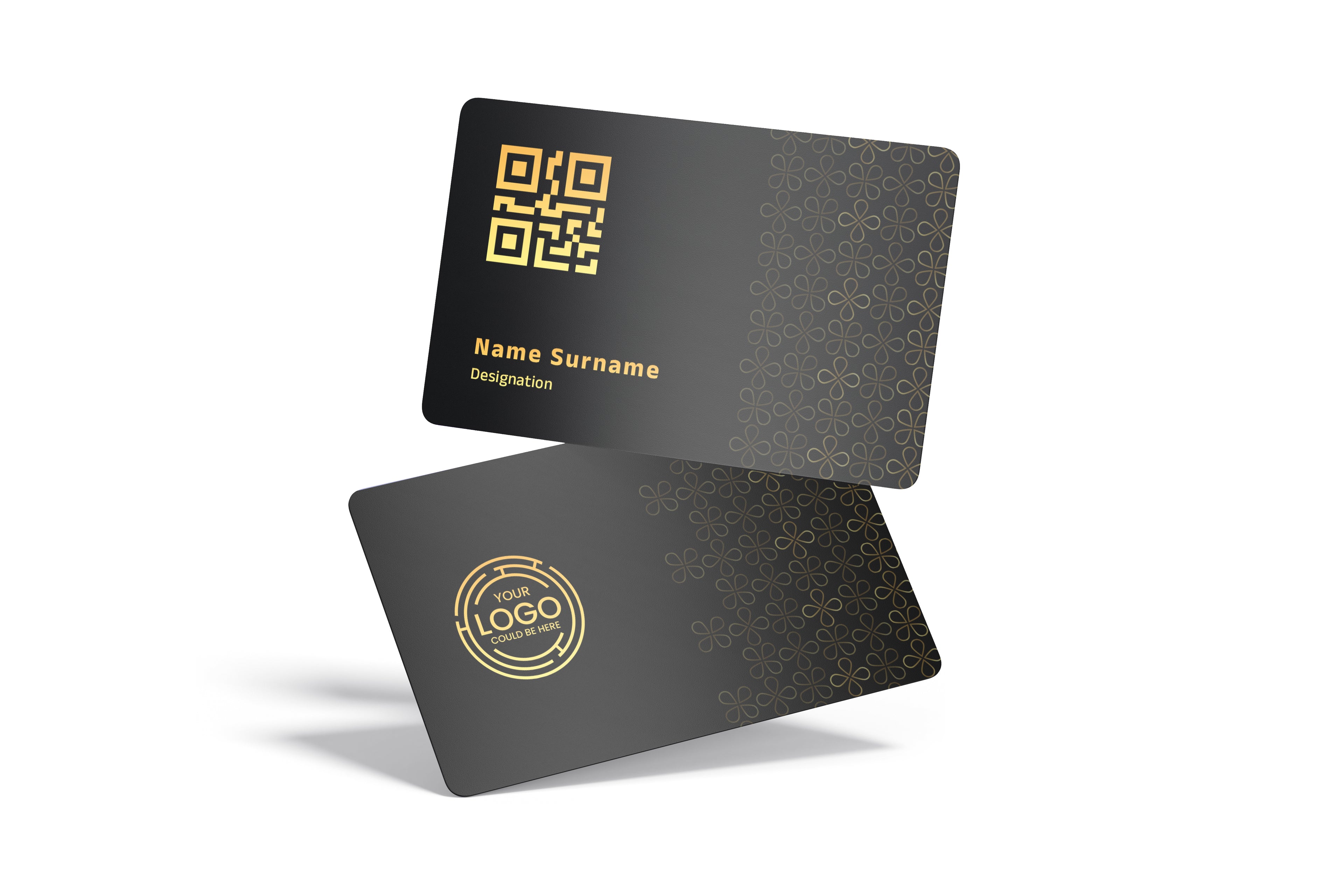 ConnectVith.Me Premium Black Metal NFC Business Card | Smart Customised Digital Visiting Card