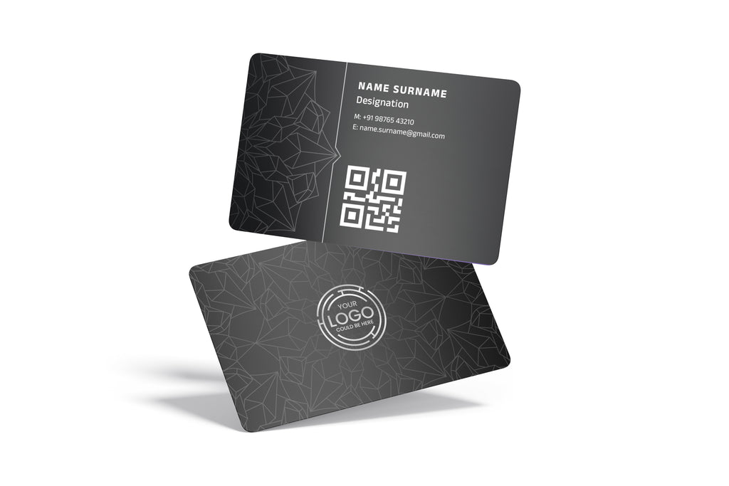 ConnectVith.Me Premium Black Metal NFC Business Card | Smart Customised Digital Visiting Card