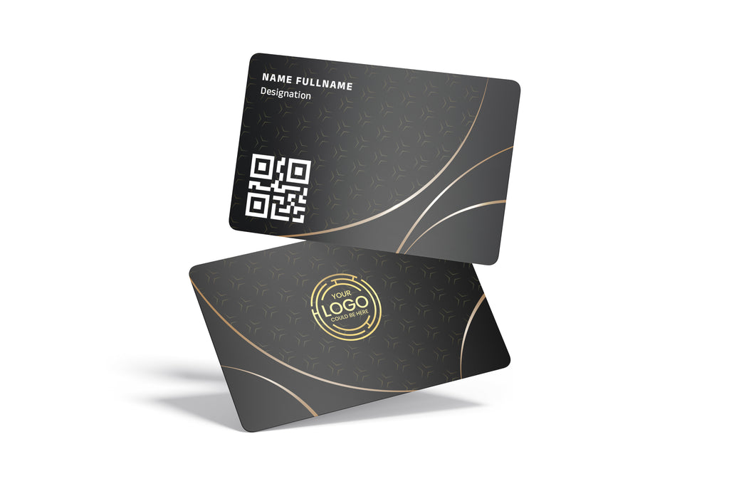 ConnectVith.Me Premium Black Metal NFC Business Card | Smart Customised Digital Visiting Card