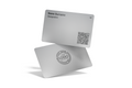 ConnectVith.Me Premium Silver Metal NFC Business Card | Elegant Smart Digital Visiting Card