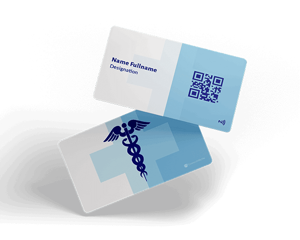 ConnectVith.Me Smart Digital Visiting Card for Physicians | NFC Card with Appointment & Clinic Details